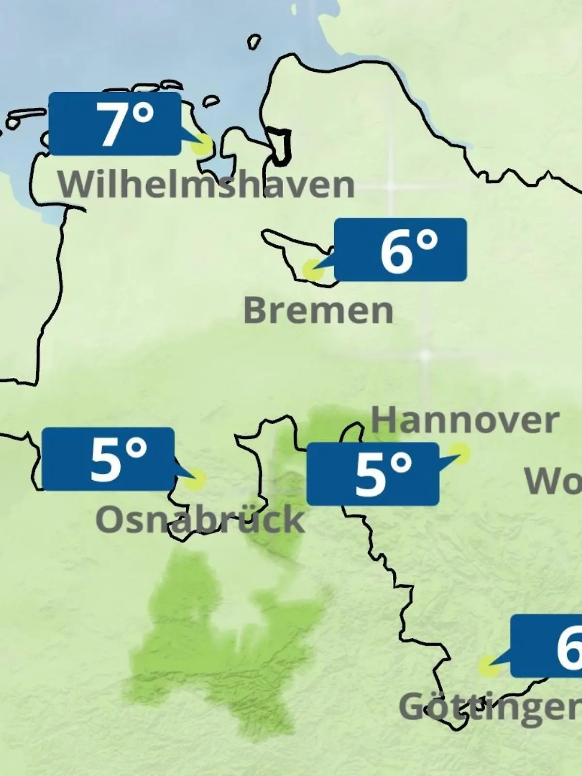 Bild zu: "Bremen und Niedersachsen: Wie wird das Wetter?"