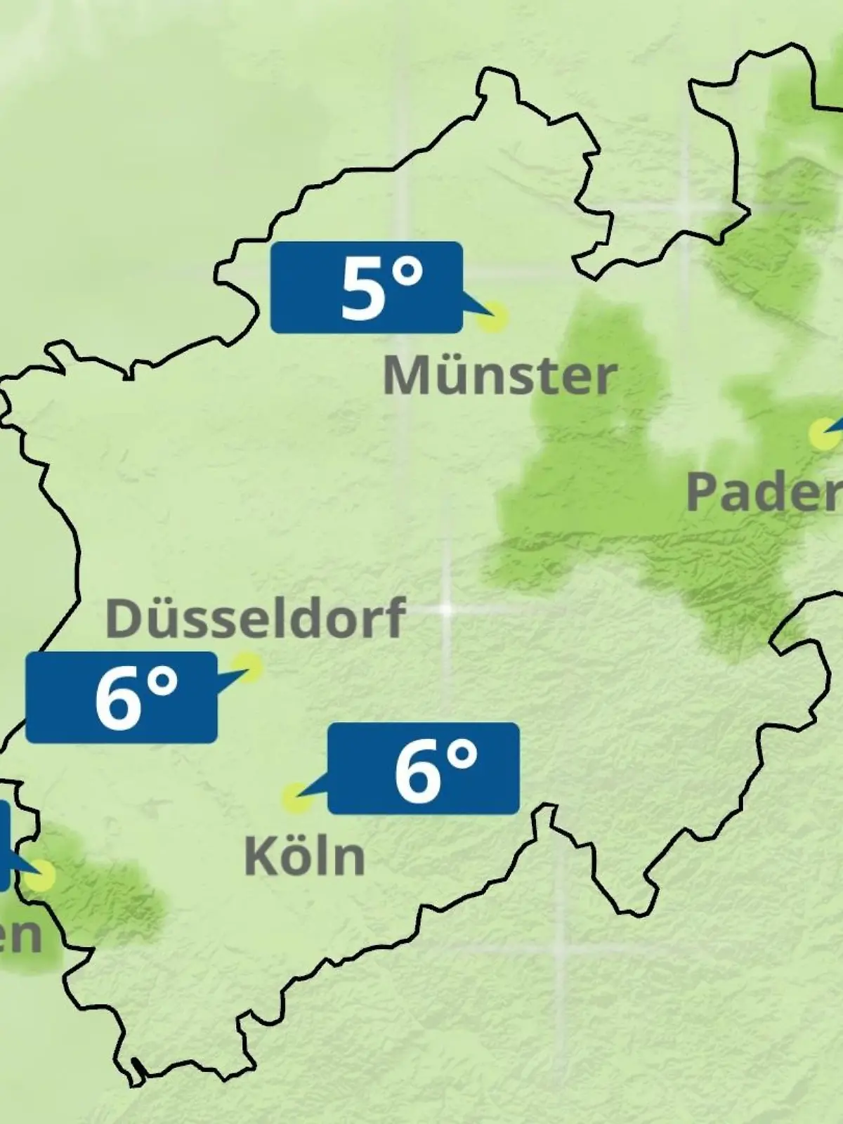 Bild zu: "Nordrhein-Westfalen: Wie wird das Wetter?"