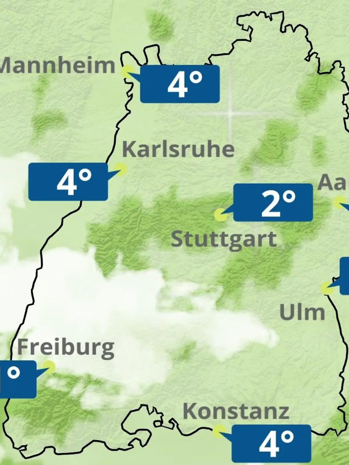 Bild zu: "Baden-Württemberg: Wie wird das Wetter?"