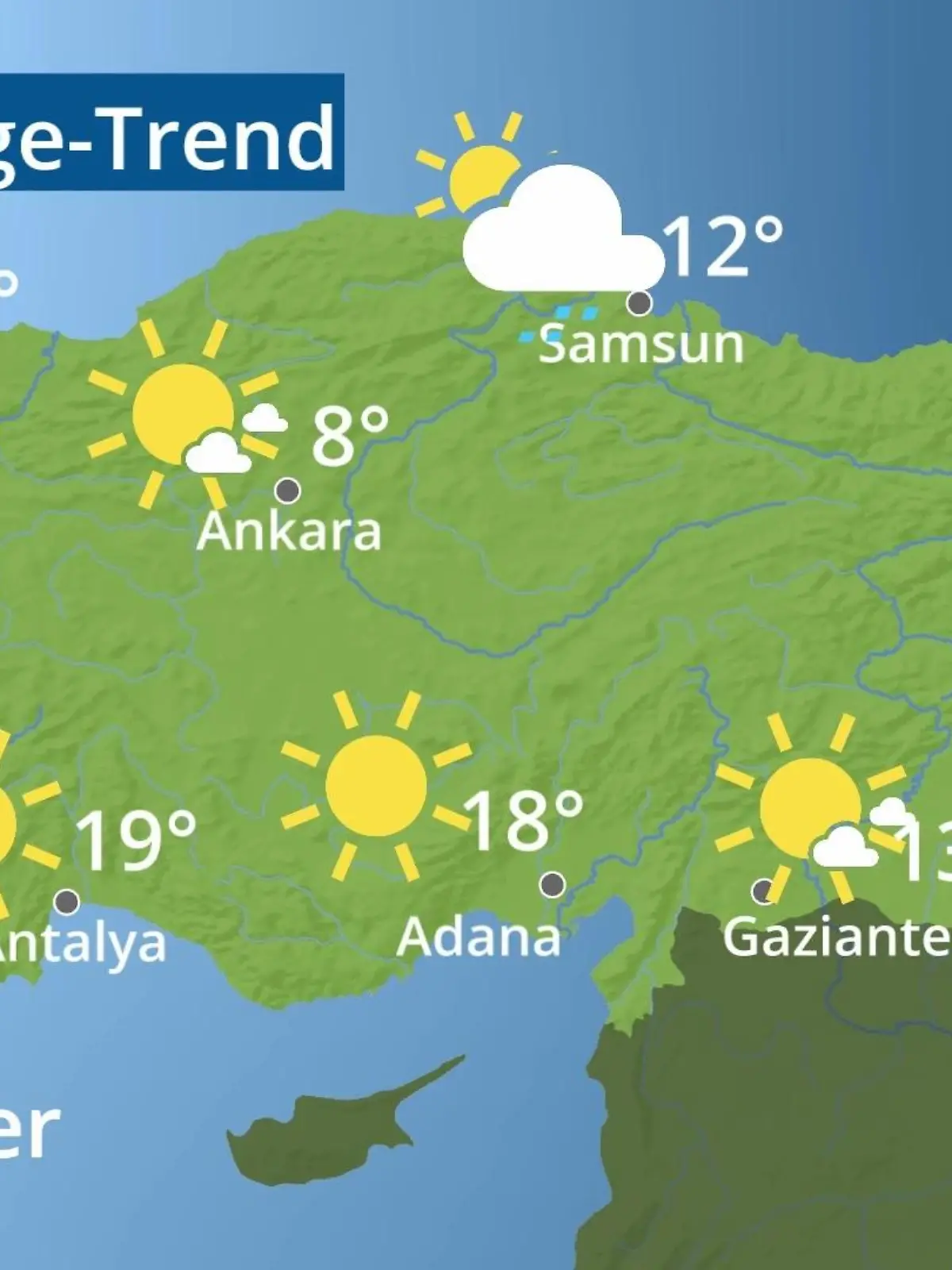 Bild zu: "Türkei: Wie wird das Wetter?"