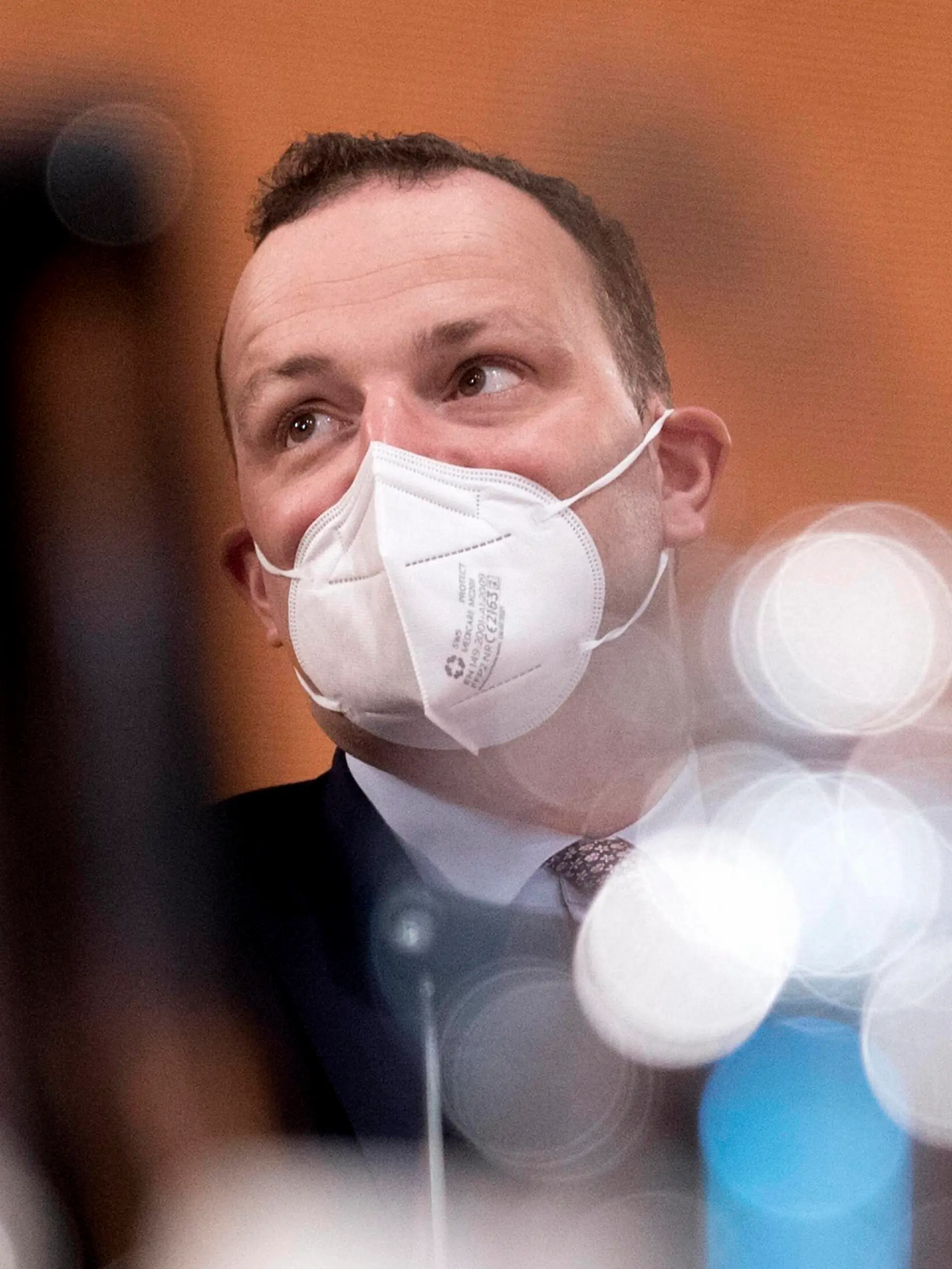  Jens Spahn, Kabinett DEU, Deutschland, Germany, Berlin, 21.07.2021 Jens Spahn, Bundesgesundheitsminister CDU, vor der Kabinettssitzung im Berliner Kanzleramt in Berlin. Im Rahmen der Coronakrise wurden die Sitzungen vom Kabinett in den groesseren Infosaal verlagert. en: Jens Spahn, Federal Minister for Health CDU, during a cabinet meeting at the chancellor office in Berlin, Germany. *** Jens Spahn, Cabinet DEU, Germany, Germany, Berlin, 21 07 2021 Jens Spahn, Federal Minister for Health CDU, during a cabinet meeting at the chancellor office in Berlin, Germany In the context of the corona crisis, the meetings were moved from the cabinet to the larger info room en Jens Spahn, Federal Minister for Health CDU, during a cabinet meeting at the