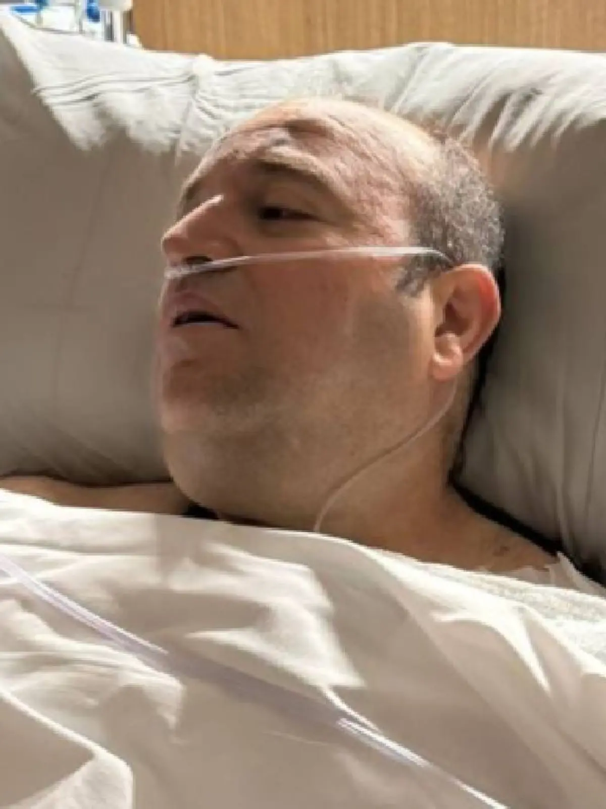 Ahmed Al Ahmed im Krankenhaus