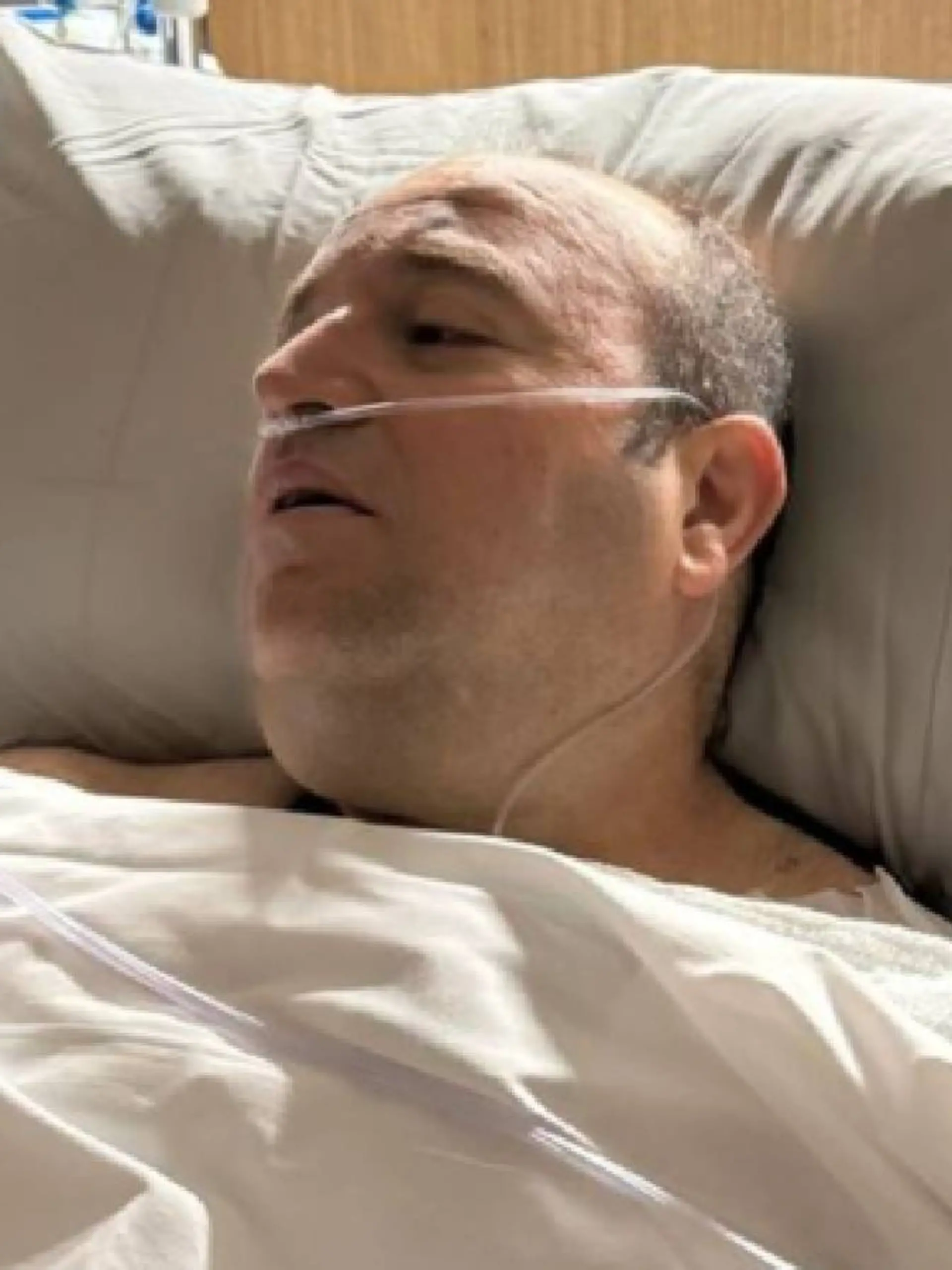 Ahmed Al Ahmed im Krankenhaus