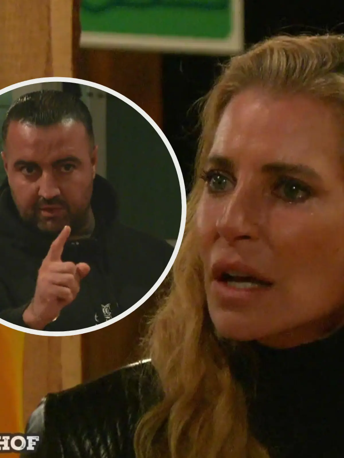 Cosimo Citiolo und Giulia Siegel gehen sich an die Gurgel