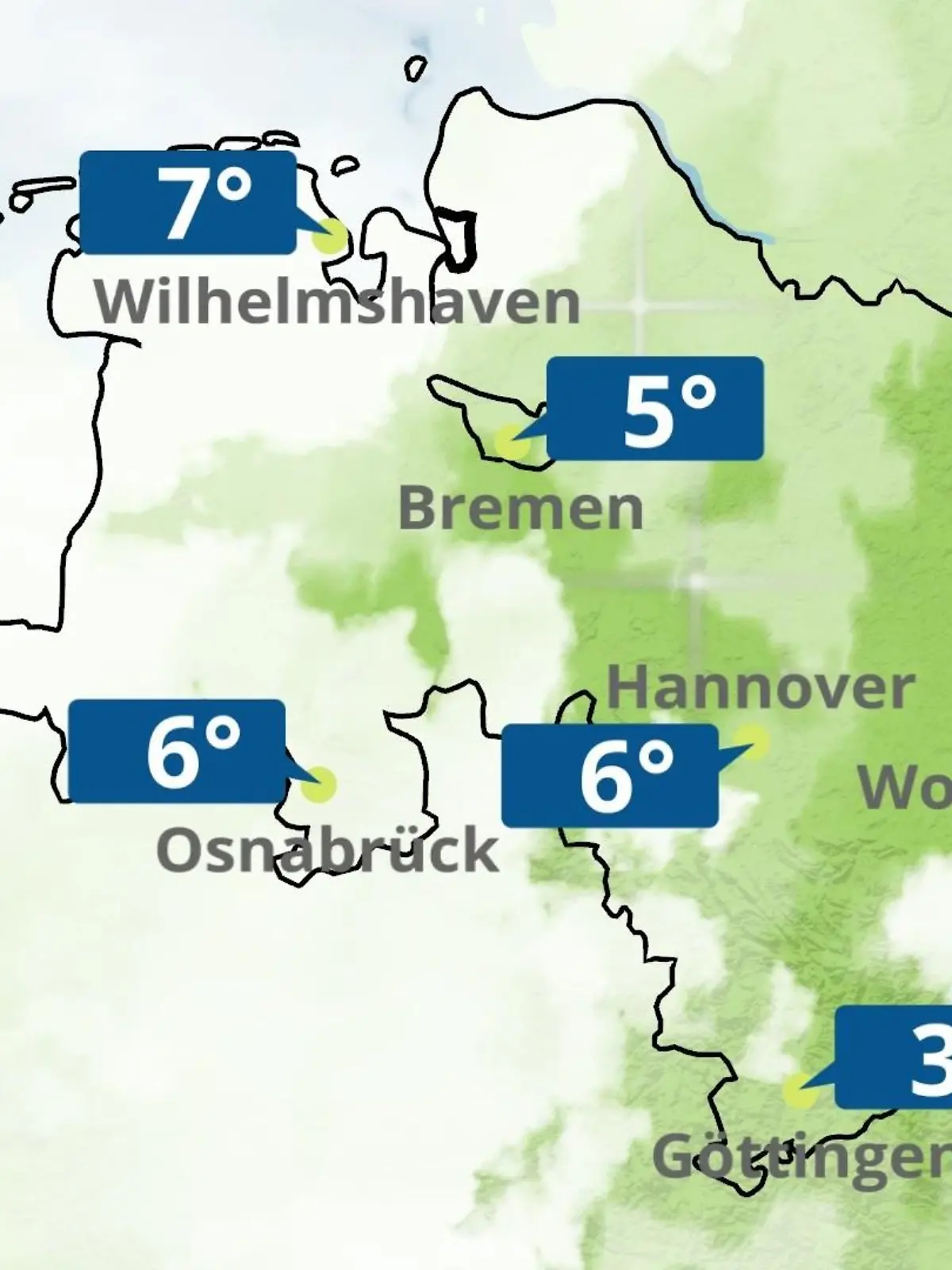 Bild zu: "Bremen und Niedersachsen: Wie wird das Wetter?"
