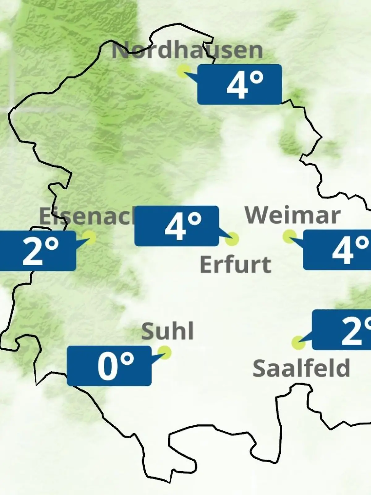 Bild zu: "Thüringen: Wie wird das Wetter?"