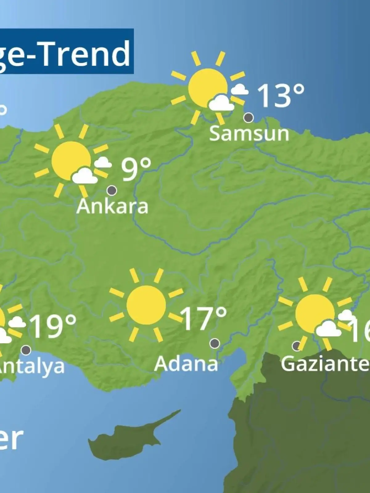 Bild zu: "Türkei: Wie wird das Wetter?"