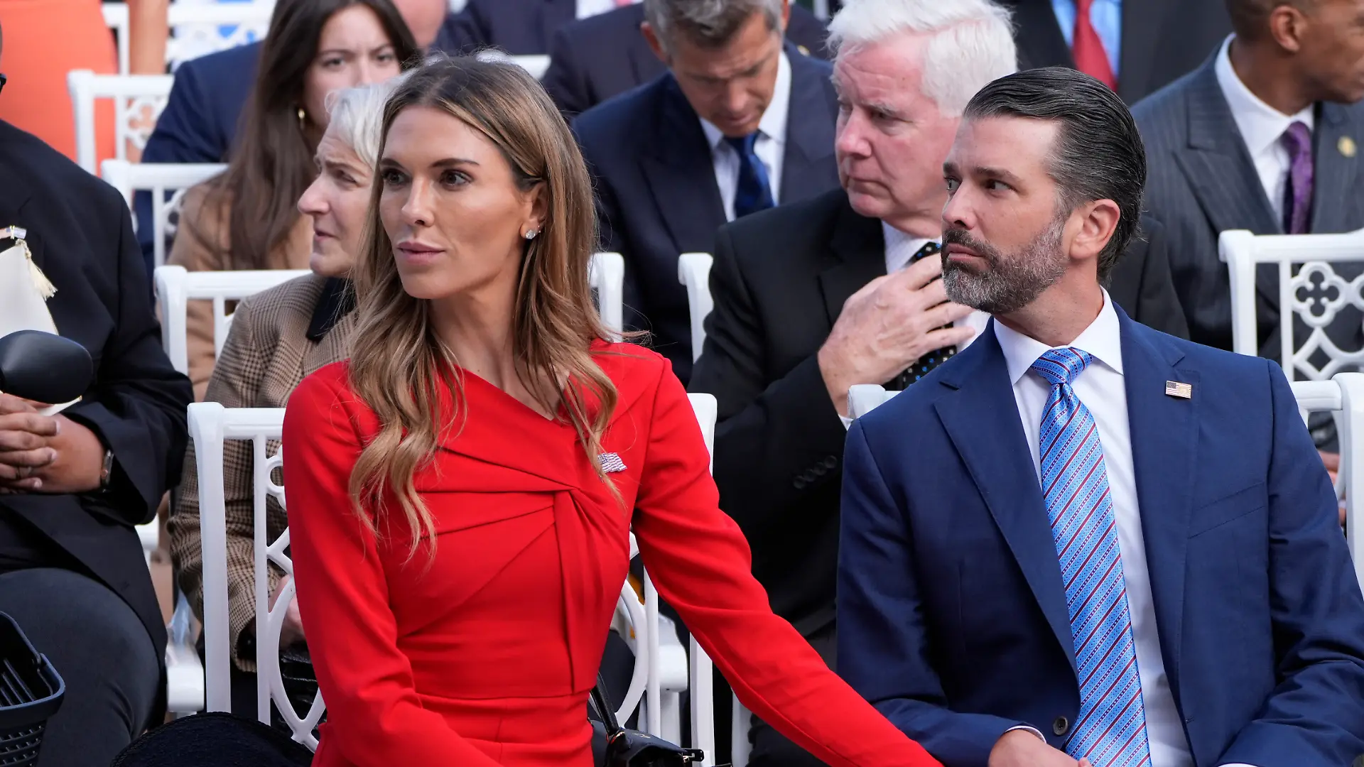 Donald Trump Jr. neben seiner Freundin Bettina Anderson 