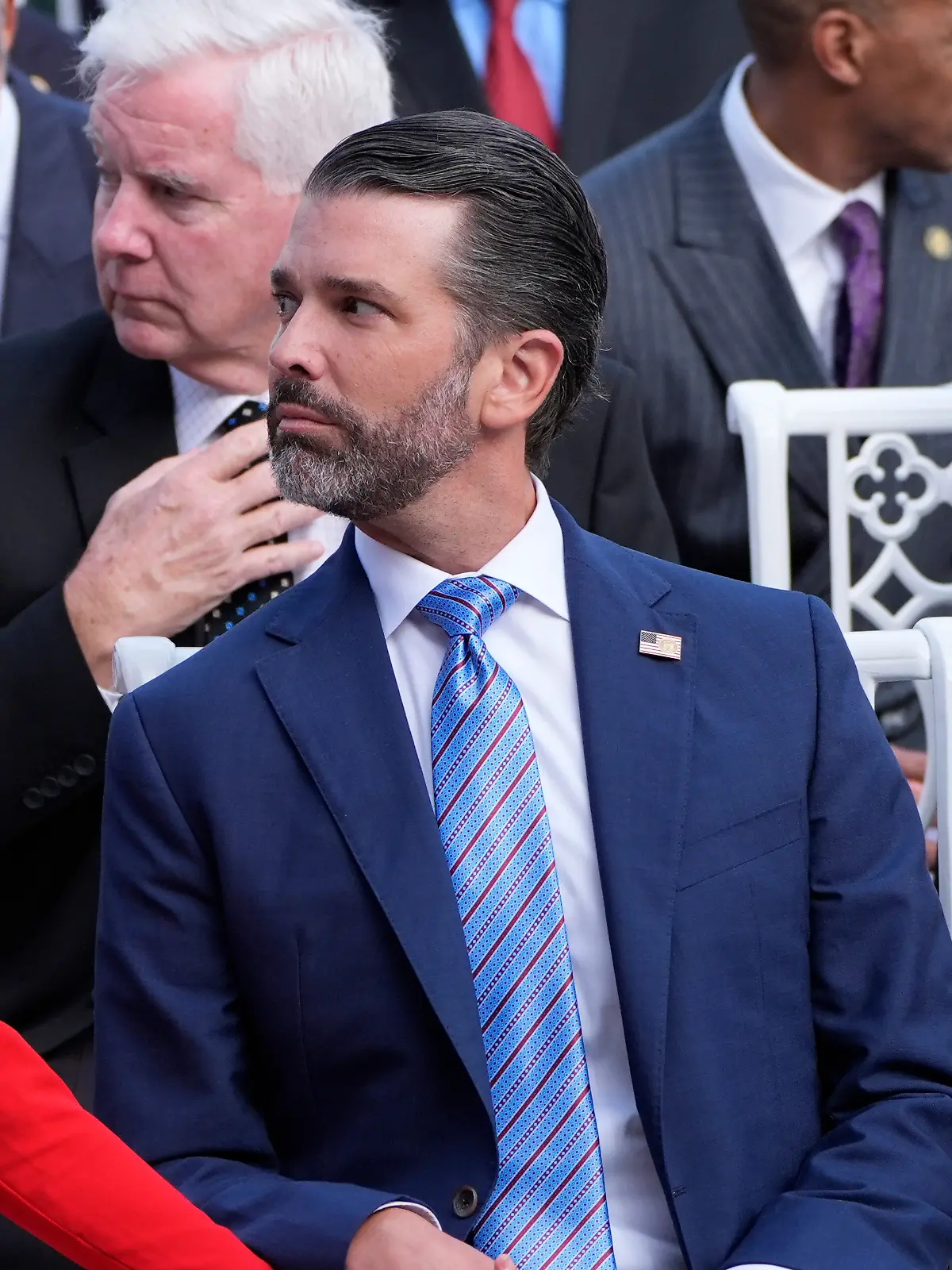 Donald Trump Jr. neben seiner Freundin Bettina Anderson 