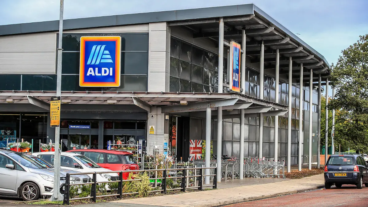 Aldi-Filiale in der Marsh Lane Bootle, Liverpool