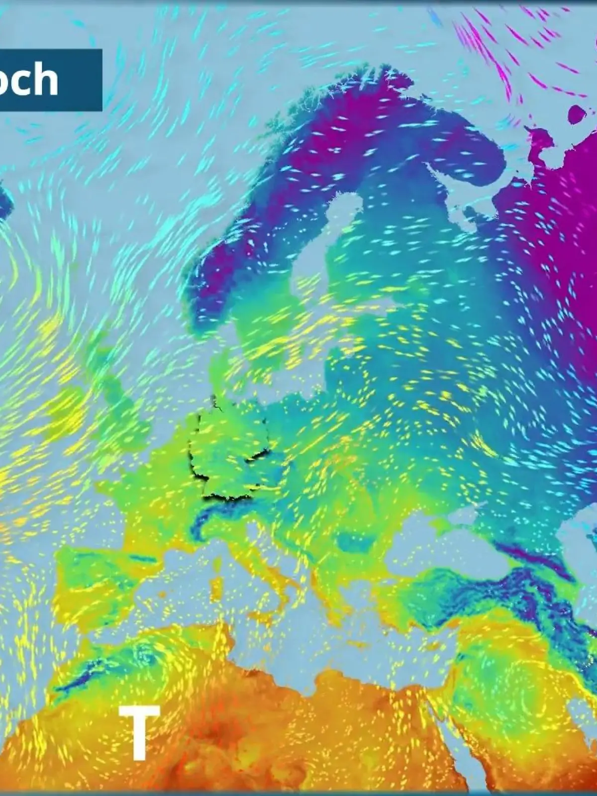 Bild zu: "Mächtiger Atlantiksturm schaufelt Wärme nach Deutschland"