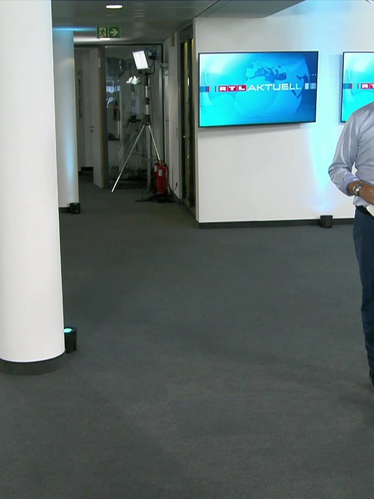 RTL Aktuell um 16:45 Uhr - aus dem Studio in der Redaktion