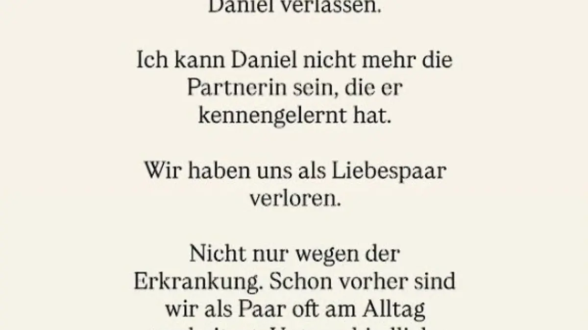 Auf Instagram äußert sich Patrice Aminati zur Trennung. 