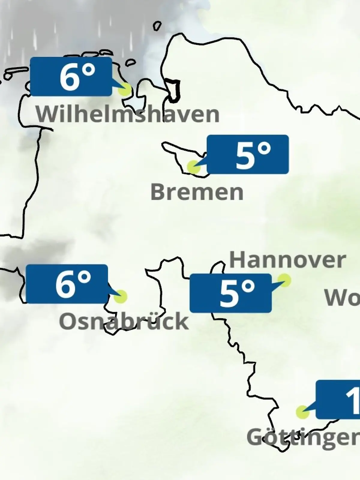 Bild zu: "Bremen und Niedersachsen: Wie wird das Wetter?"