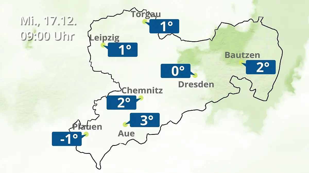 Sachsen: Wie wird das Wetter? Regen- und Wolkenfilm für Chemnitz, Dresden und Leipzig