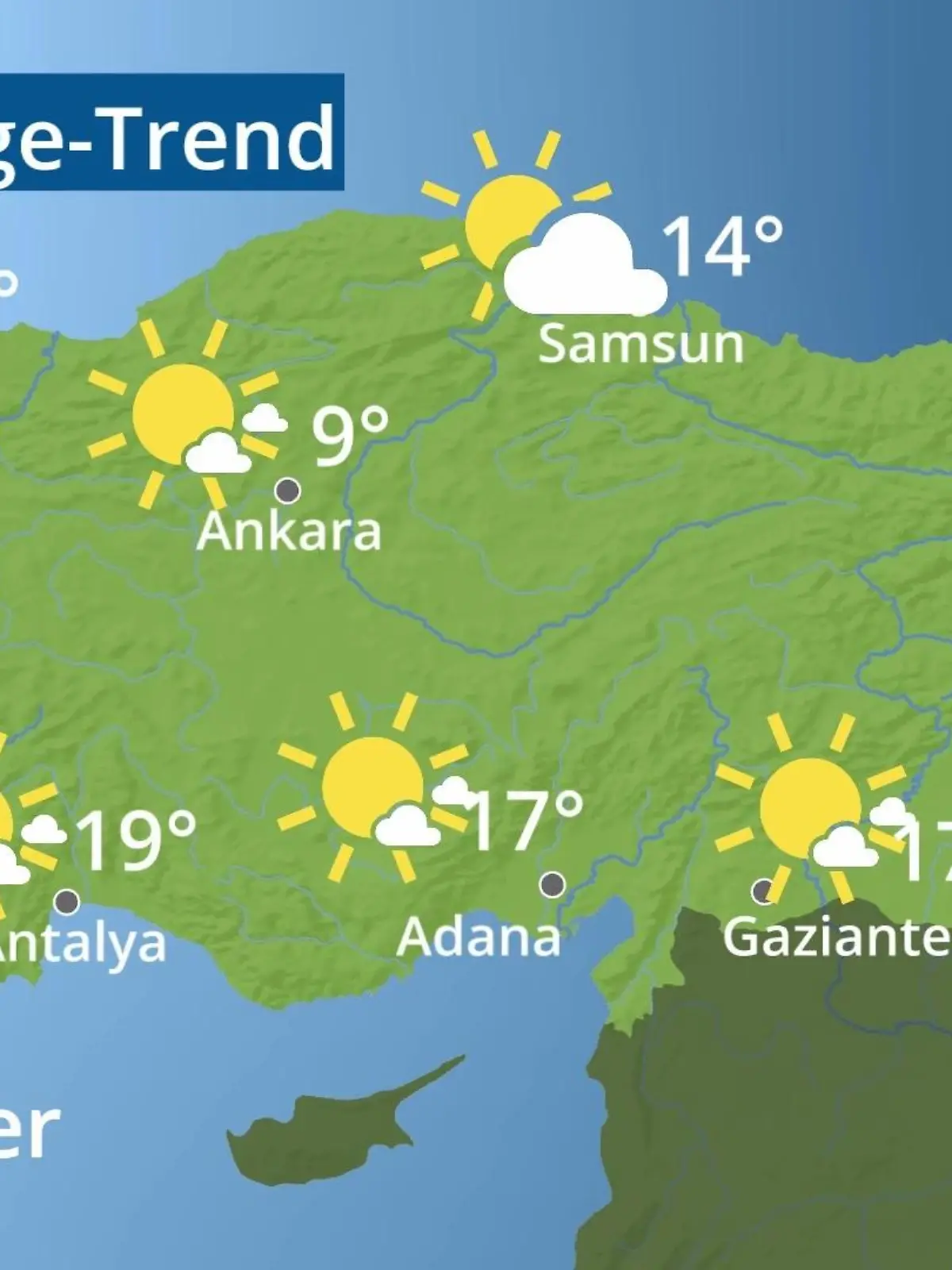 Bild zu: "Türkei: Wie wird das Wetter?"