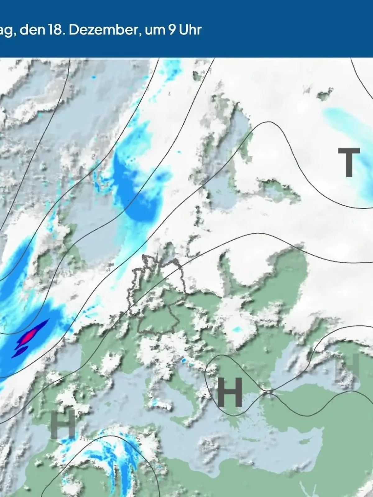 Bild zu: "Die Wetterlage der kommenden 5 Tage"