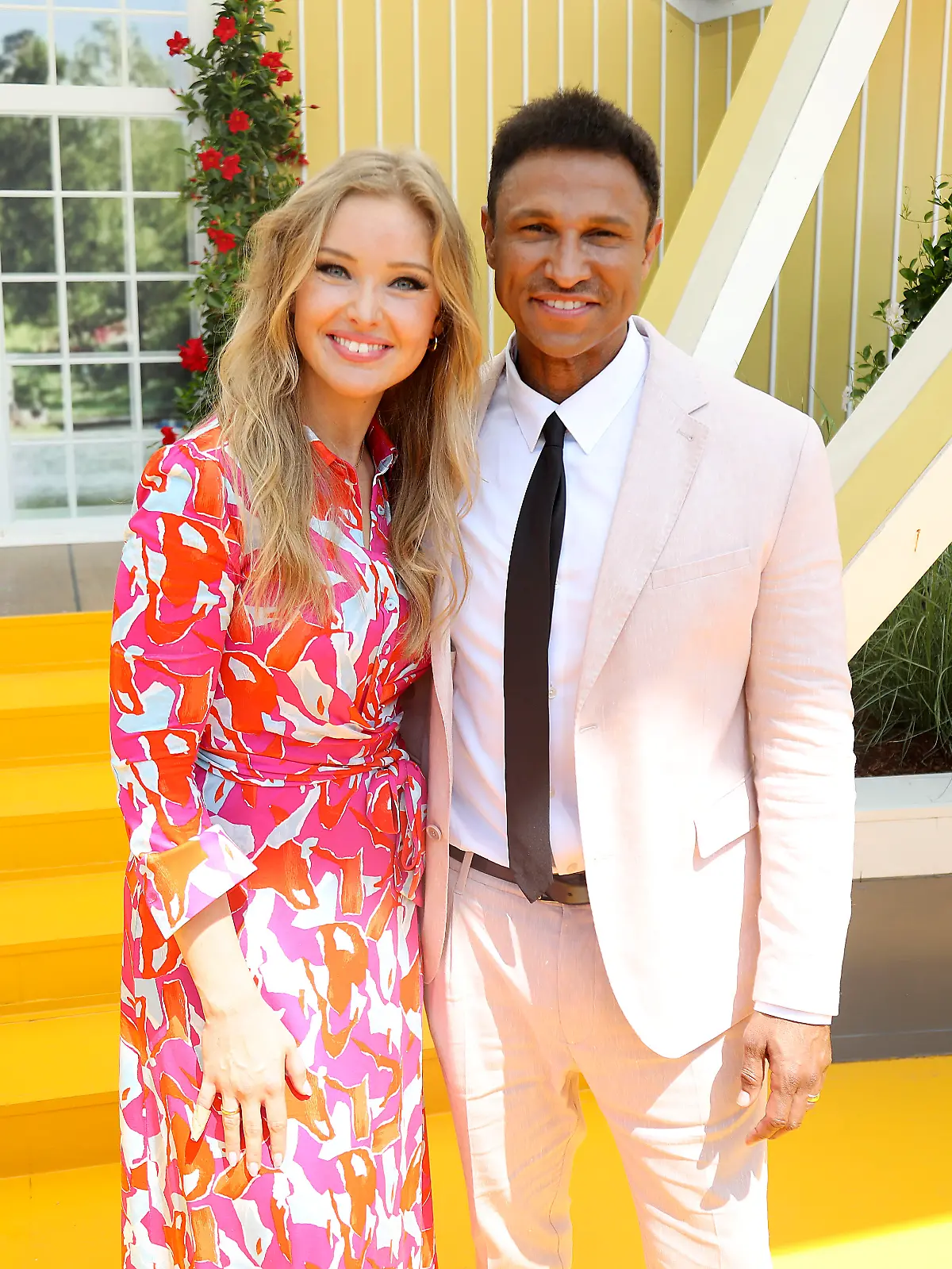 Patrice und Daniel Aminati bei einem gemeinsamen Auftritt im Sommer 2025