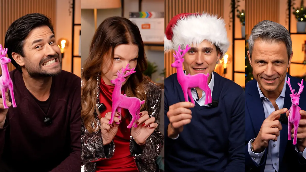 Unter uns: Finde den pinken Hirsch