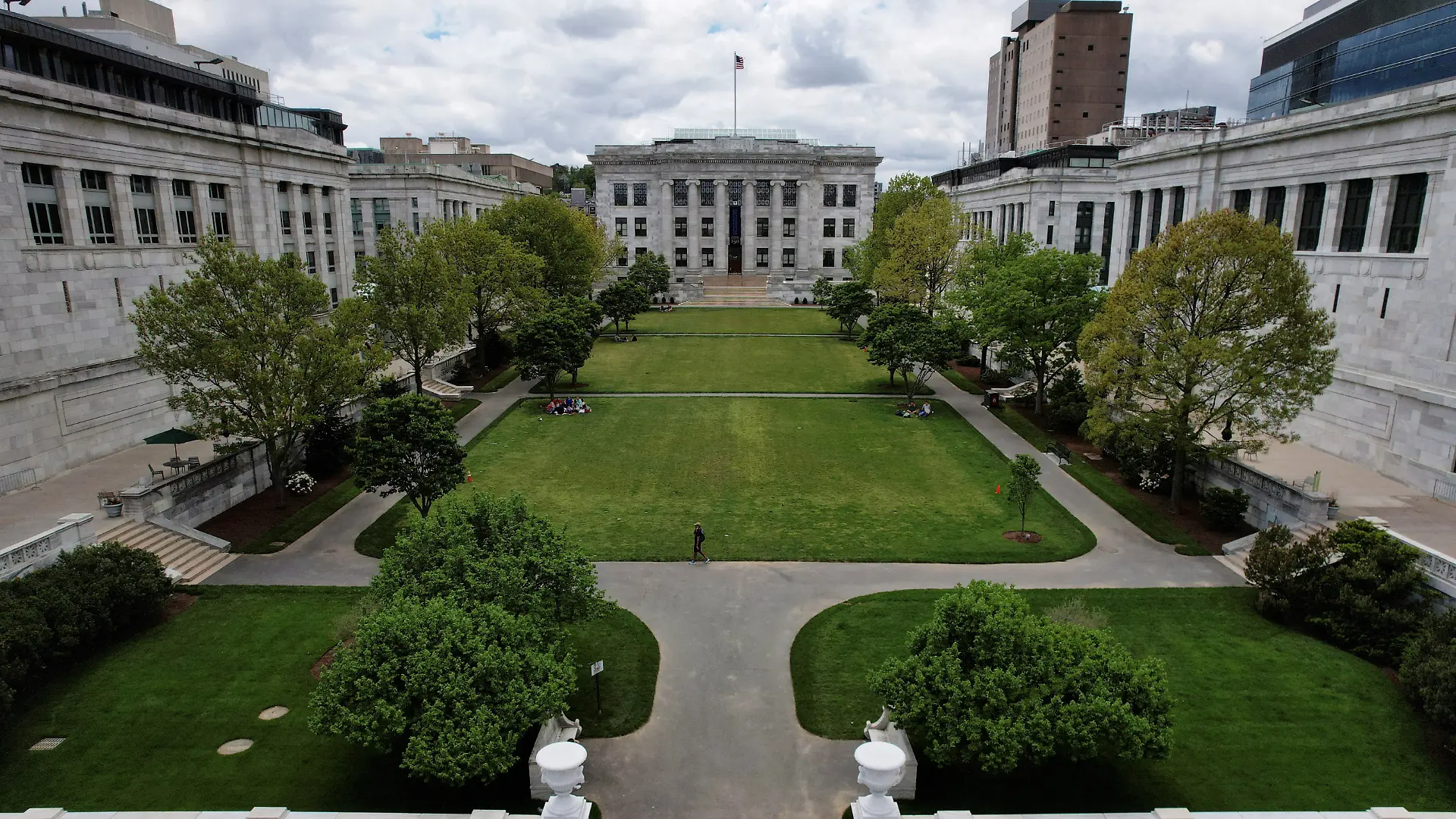 FILE PHOTO: The Harvard Medical School sits in the Longwood Medical Area in Boston