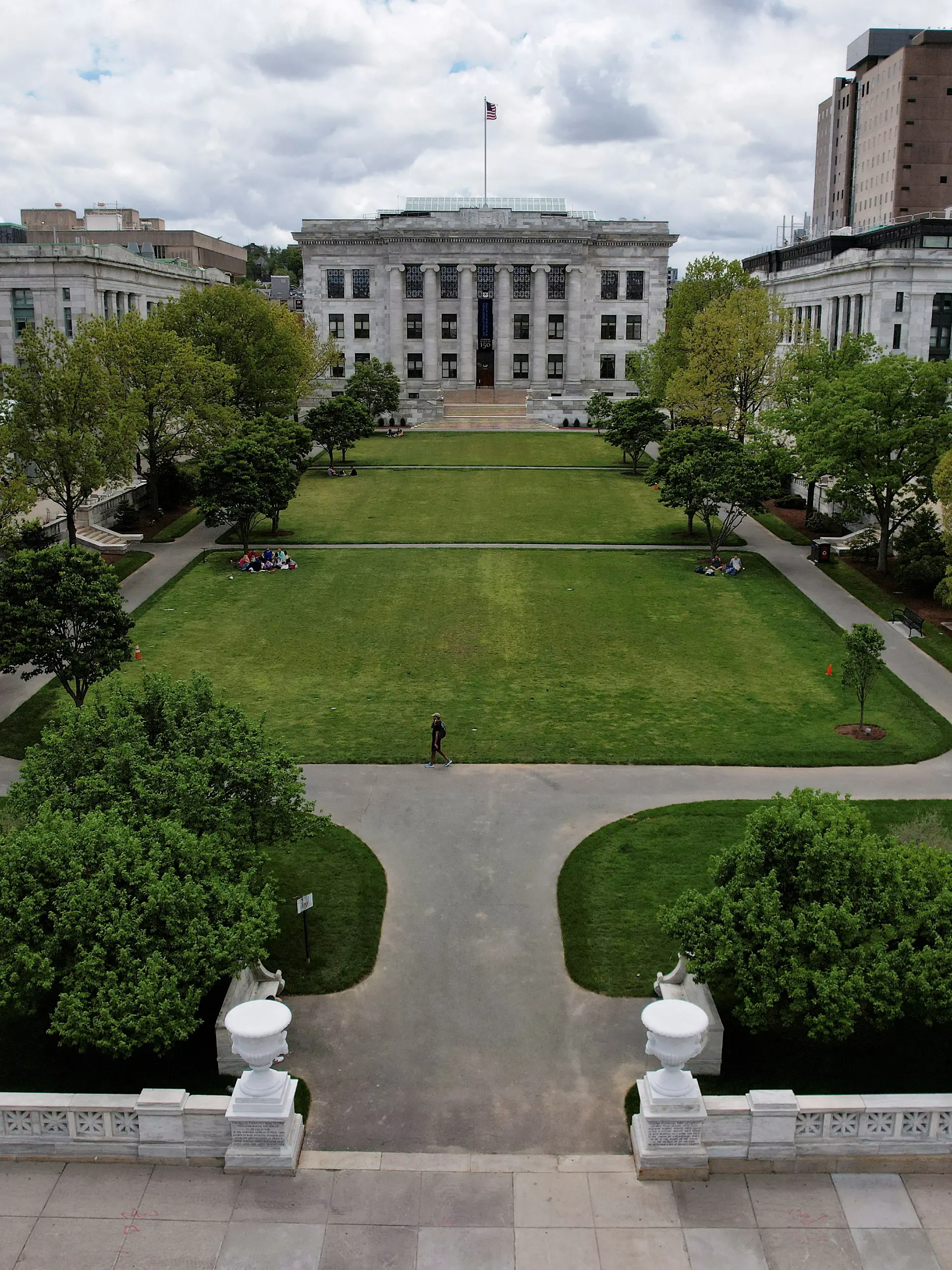 FILE PHOTO: The Harvard Medical School sits in the Longwood Medical Area in Boston