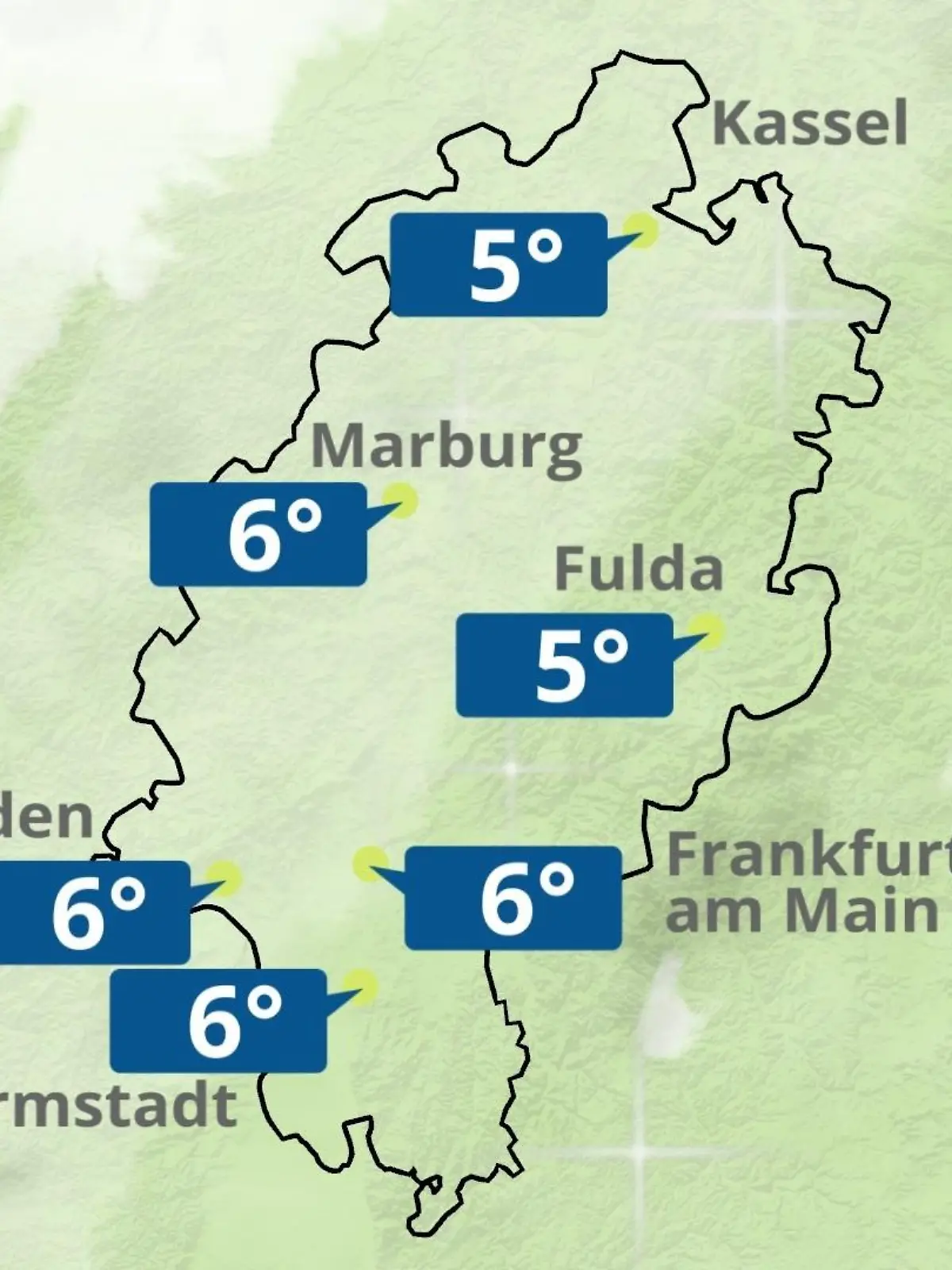 Bild zu: "Hessen: Wie wird das Wetter?"