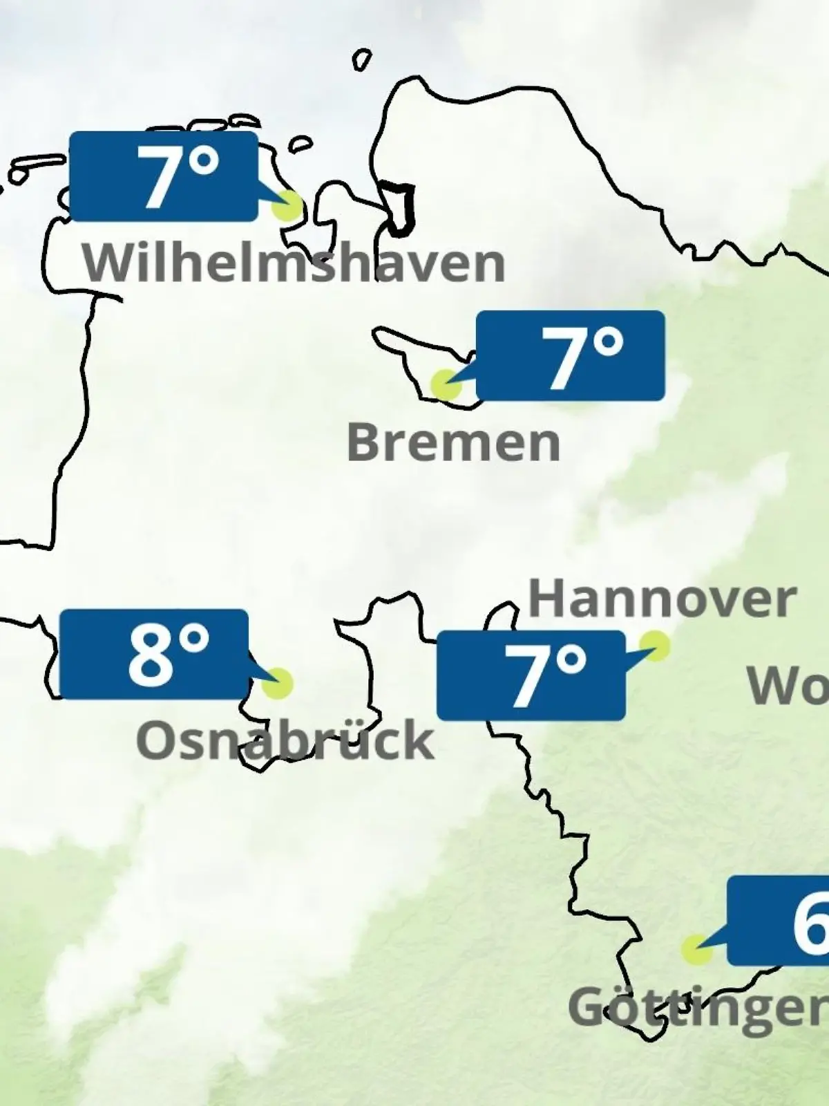 Bild zu: "Bremen und Niedersachsen: Wie wird das Wetter?"