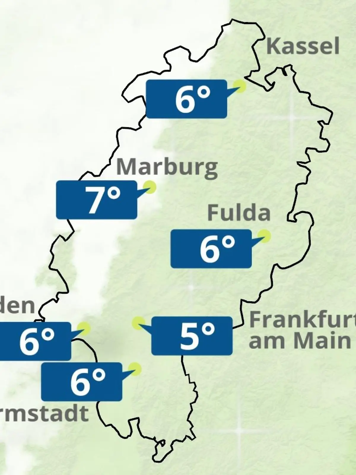 Bild zu: "Hessen: Wie wird das Wetter?"