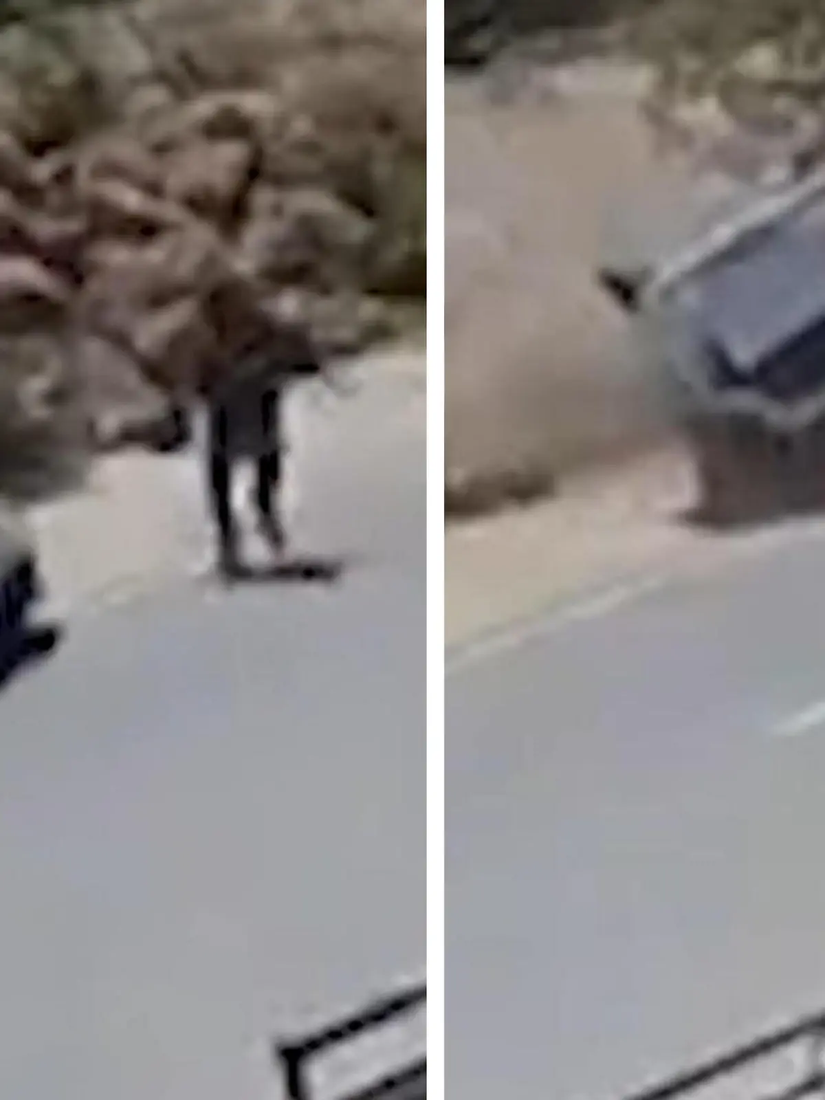 Dieser Autofahrer hat einem Fußgänger in Indien vermutlich das Leben gerettet. Denn als der Mann die stark befahrene Straße überquert, übersieht er ein Pkw – und wird fast erwischt. Im letzten Moment gelingt es dem Fahrer das Lenkrad herumzureißen