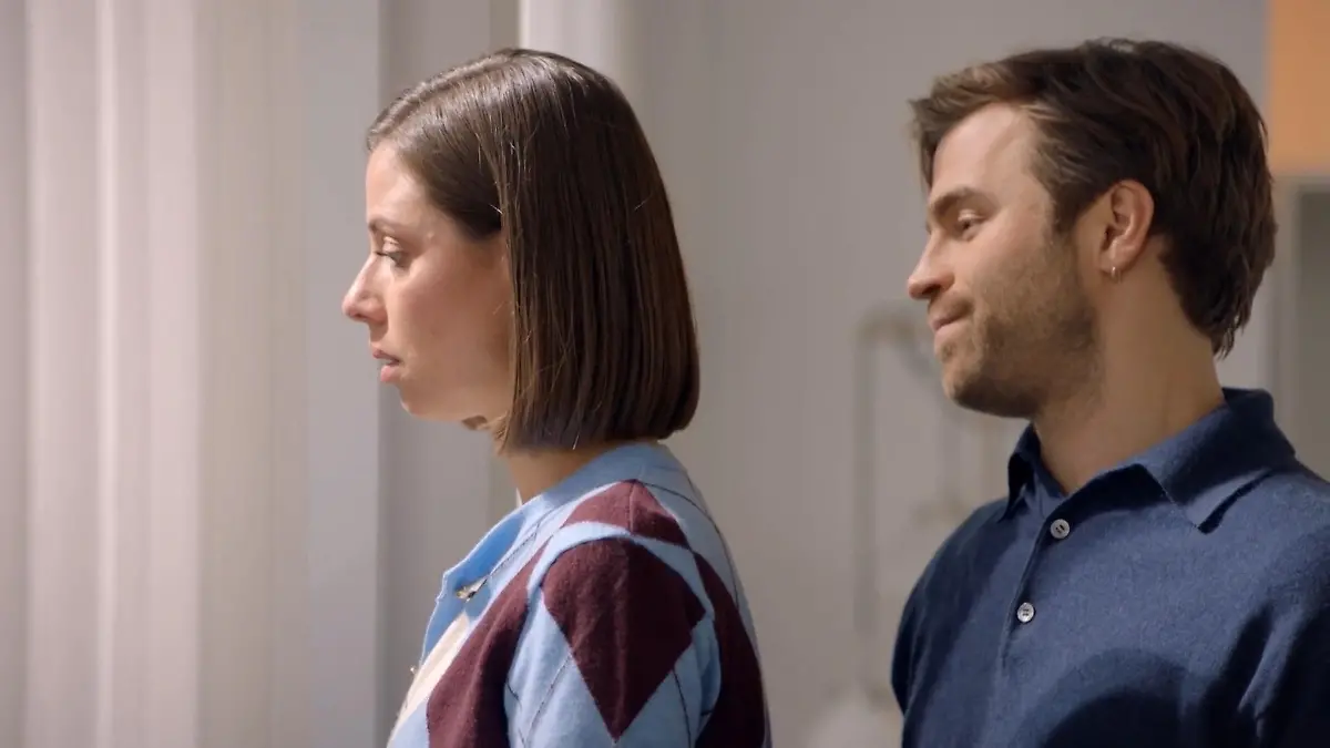 Matilda beobachtete Erik und Toni 