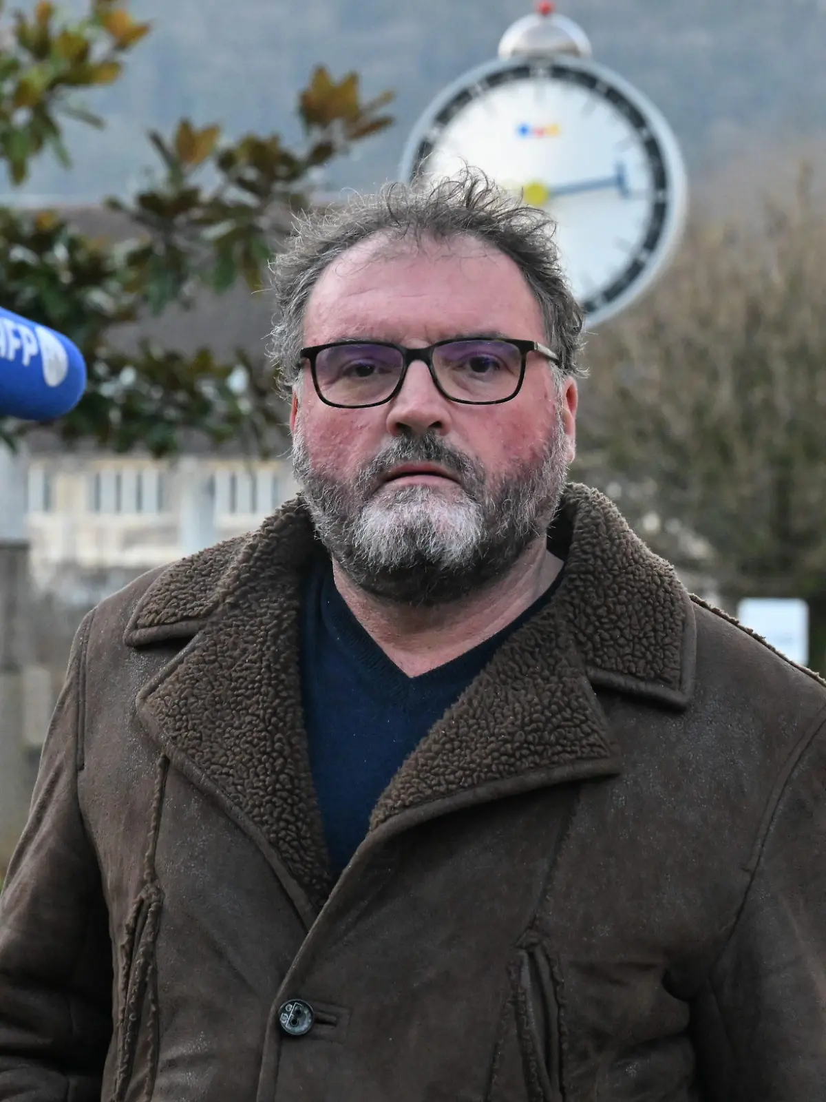 Frédéric Péchier auf dem Weg ins Gericht in Besançon