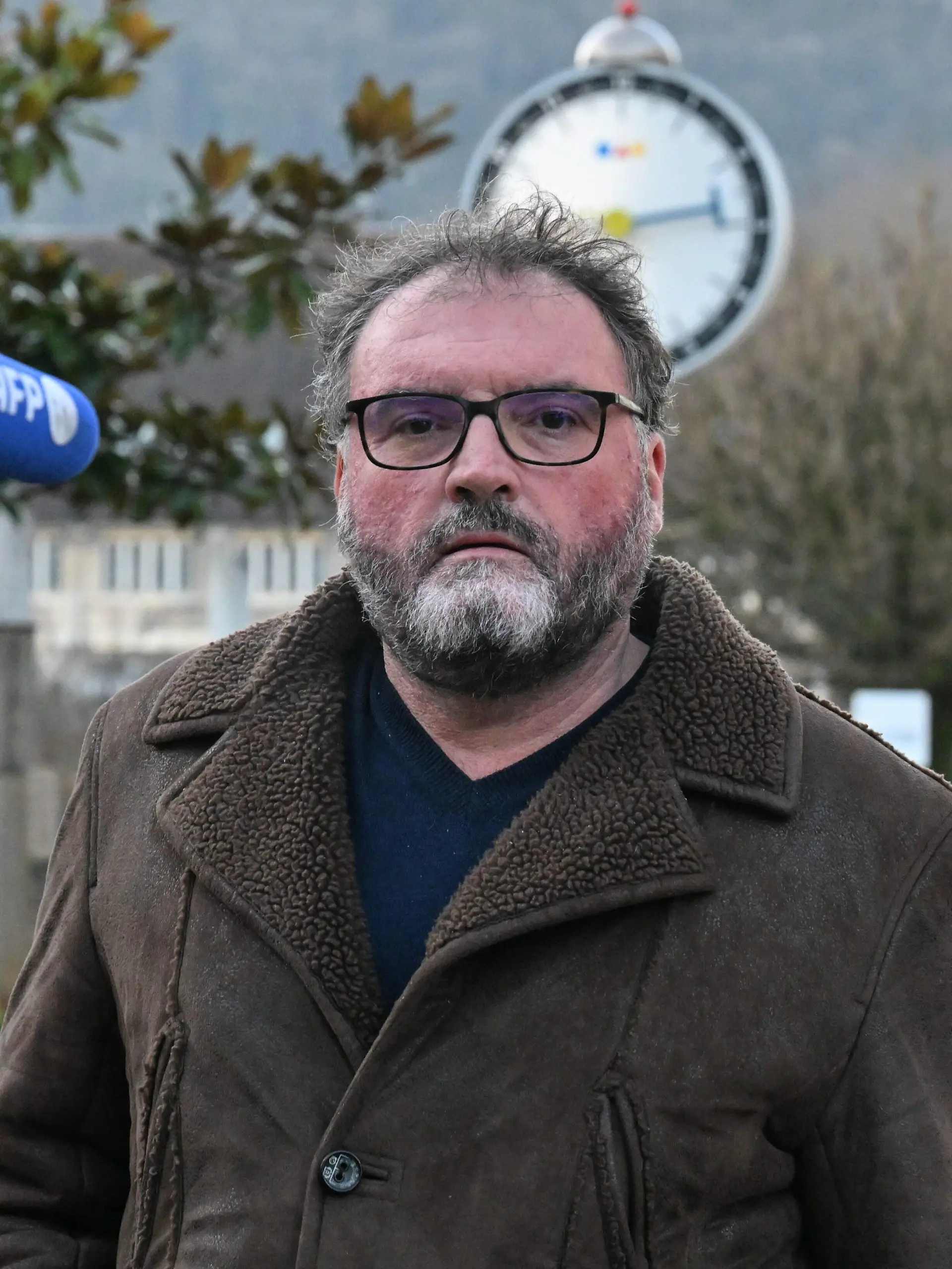 Frédéric Péchier auf dem Weg ins Gericht in Besançon