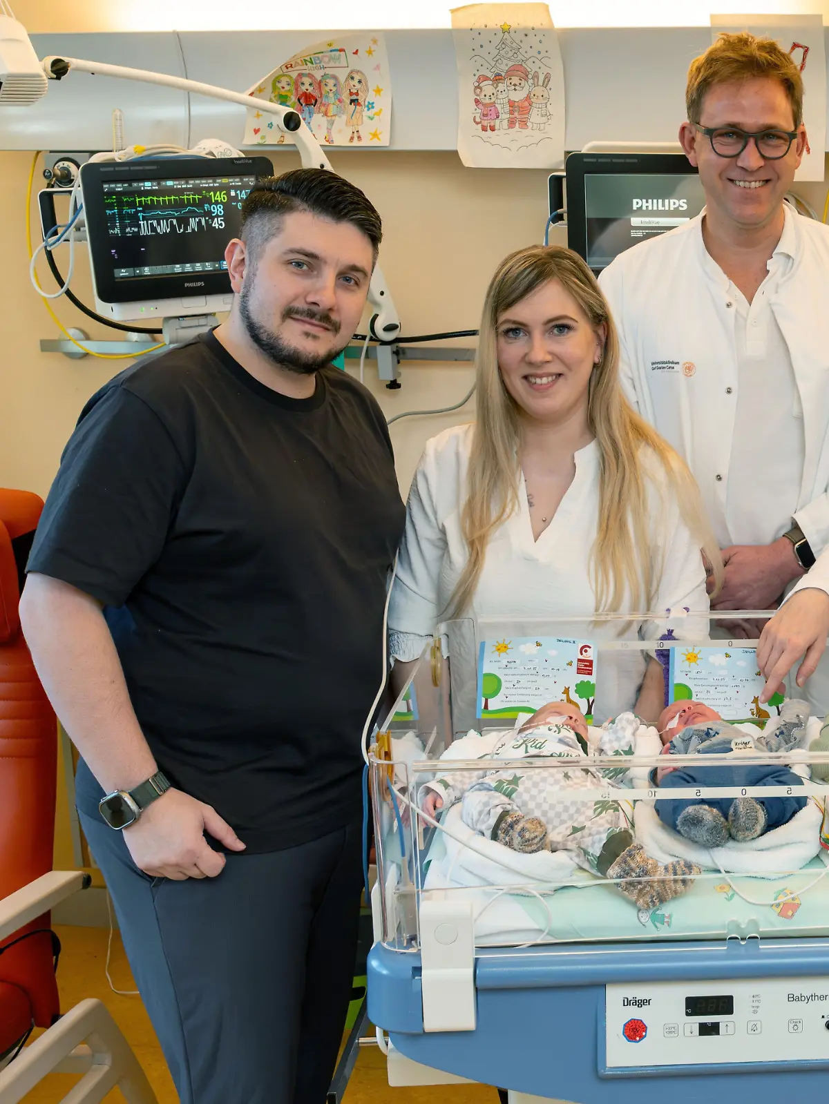 Drillingsgeburt am Universitätklinikum Dresden