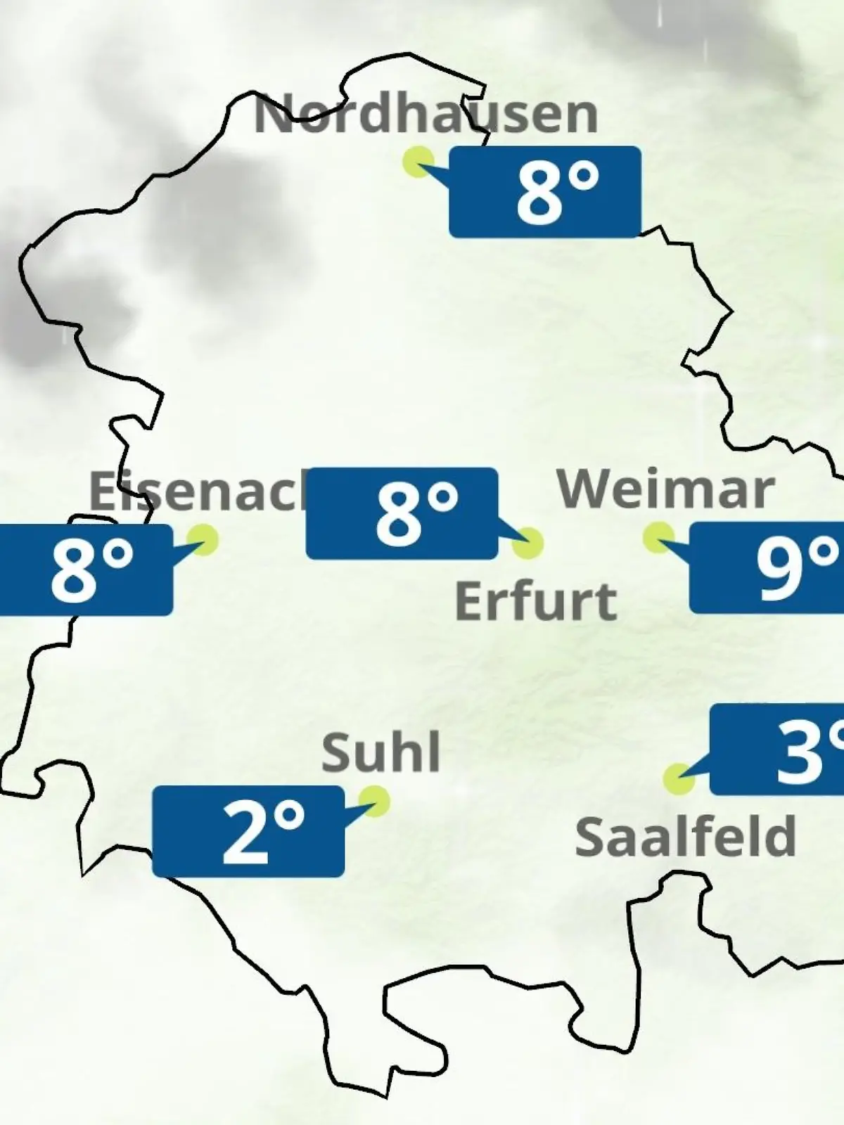 Bild zu: "Thüringen: Wie wird das Wetter?"