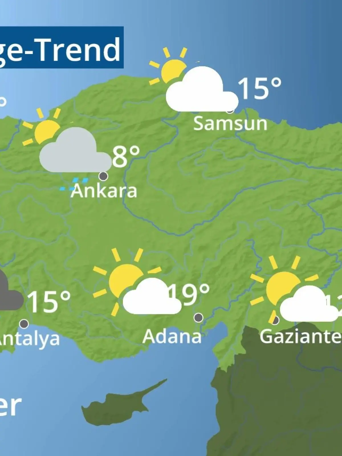 Bild zu: "Türkei: Wie wird das Wetter?"