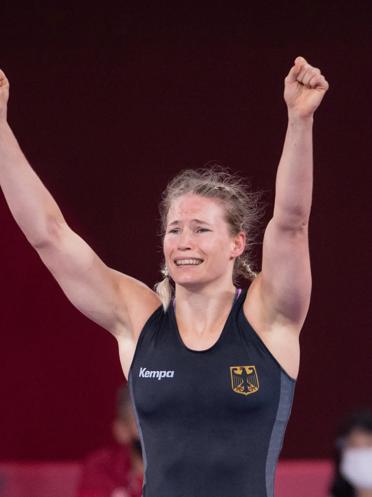 ROTTER FOCKEN Aline GER, Wrestling women s freestyle 76 kg semifinal August 01, 2021: Tokyo 2020 Olympic Games, Olympische Spiele, Olympia, OS at Makuhari Messe in Tokyo, Japan. Noxthirdxpartyxsales PUBLICATIONxNOTxINxJPN 166109990