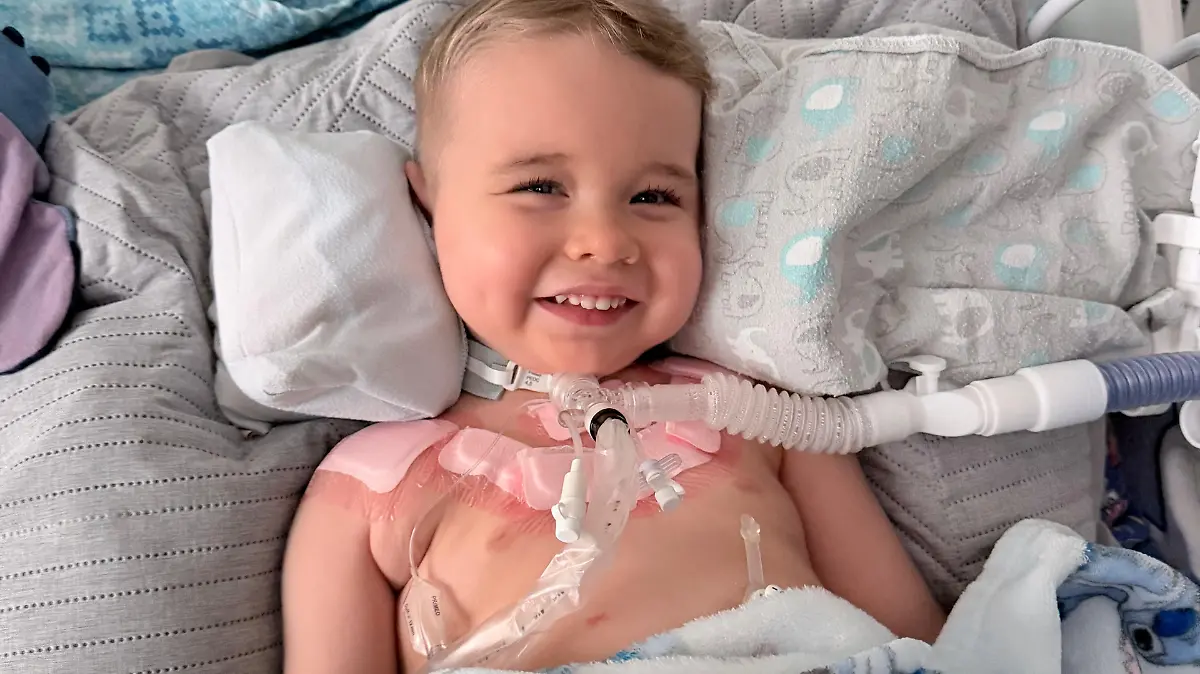 Endlich kann Olli seine Halskrause abnehmen.