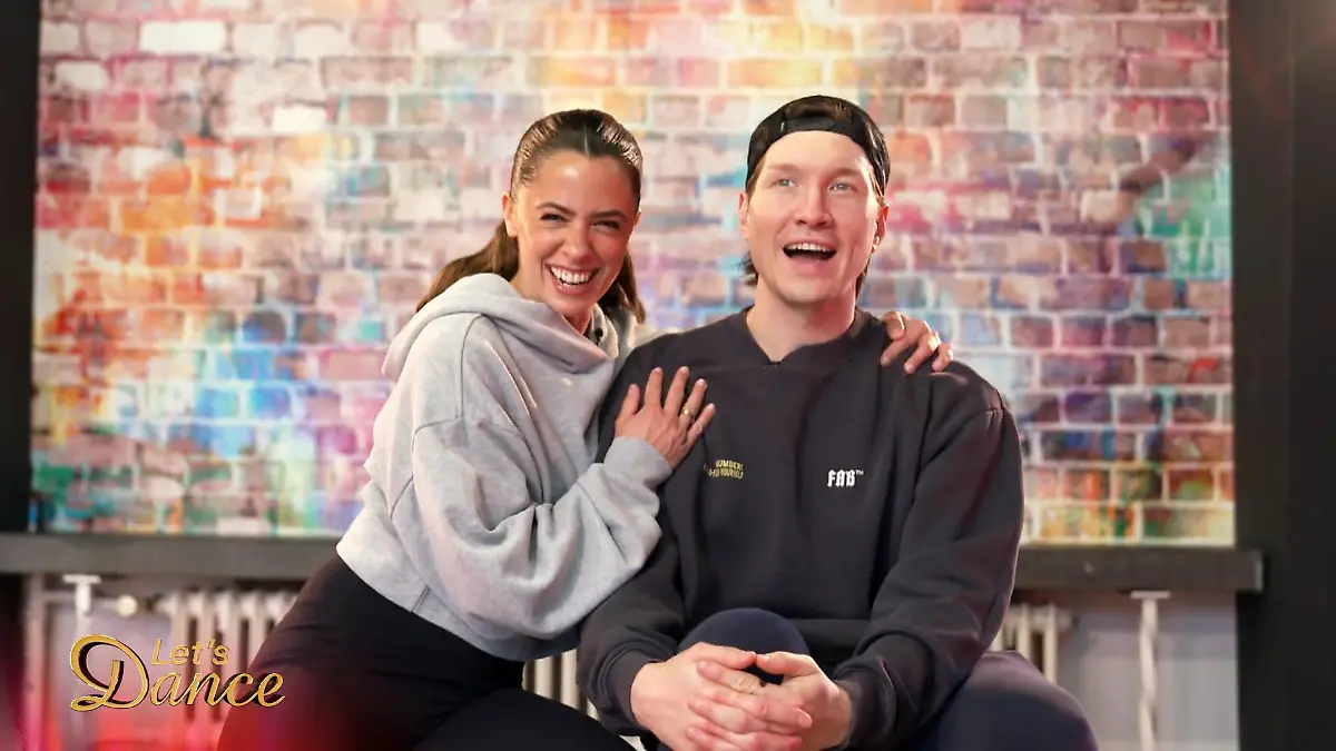 Noch nicht jeder Schritt sitzt Vanessa und Evgeny