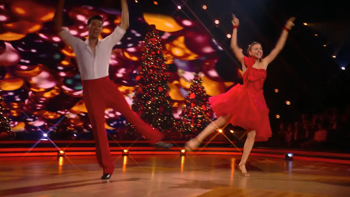 Diego und Ekaterina tanzen den Jive Zweiter Tanz, neues Tempo