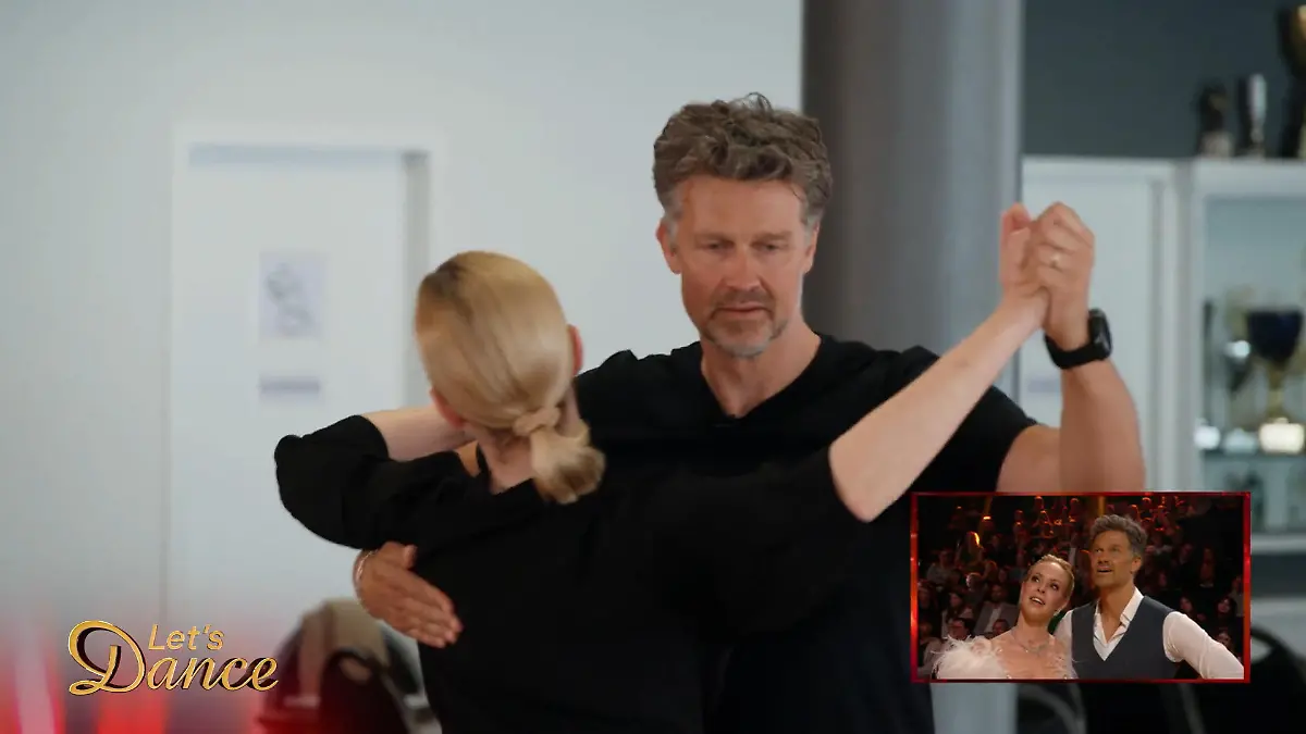 Wayne und Isabel arbeiten am zweiten Tanz Jetzt zählt die Leichtigkeit