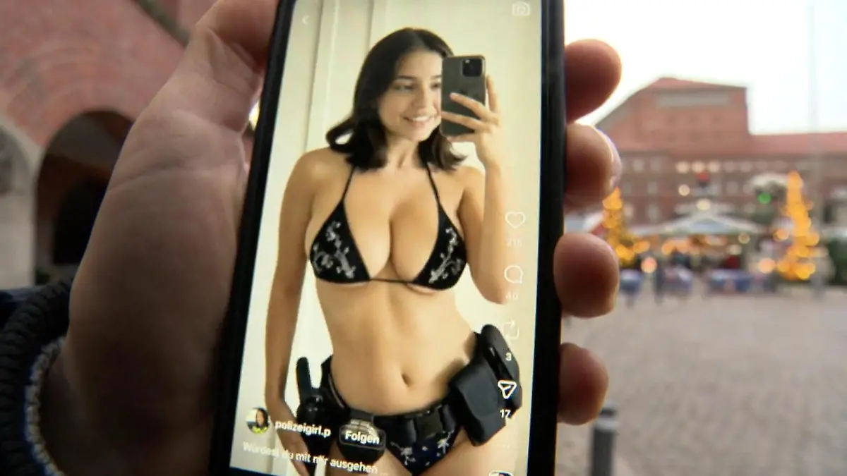 Zu Sexy in Uniform! Tausende fallen auf KI-Polizistin rein Echte Beamte warnen