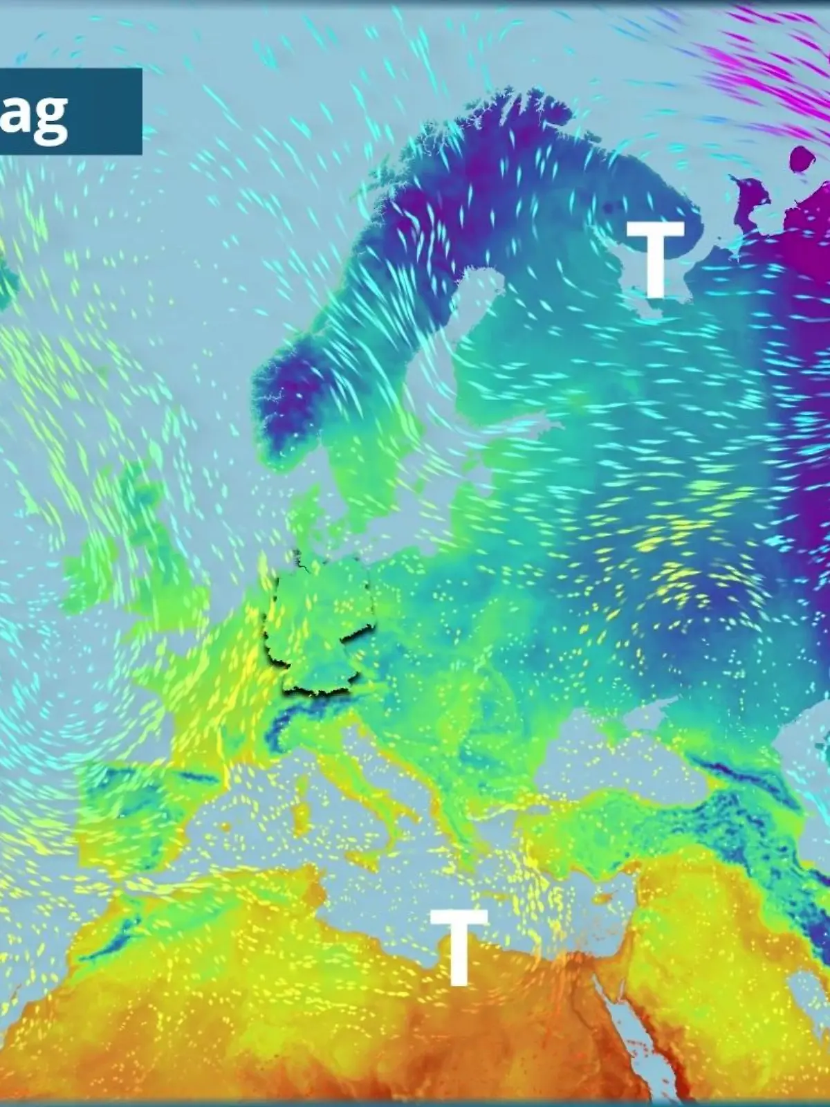 Bild zu: "Westwind kommt zum Erliegen - Kaltluft übernimmt"