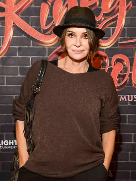 Anouschka Renzi auf dem roten Teppich der Premiere von „Kinky Boots - The Musical” im Admiralspalast in Berlin.