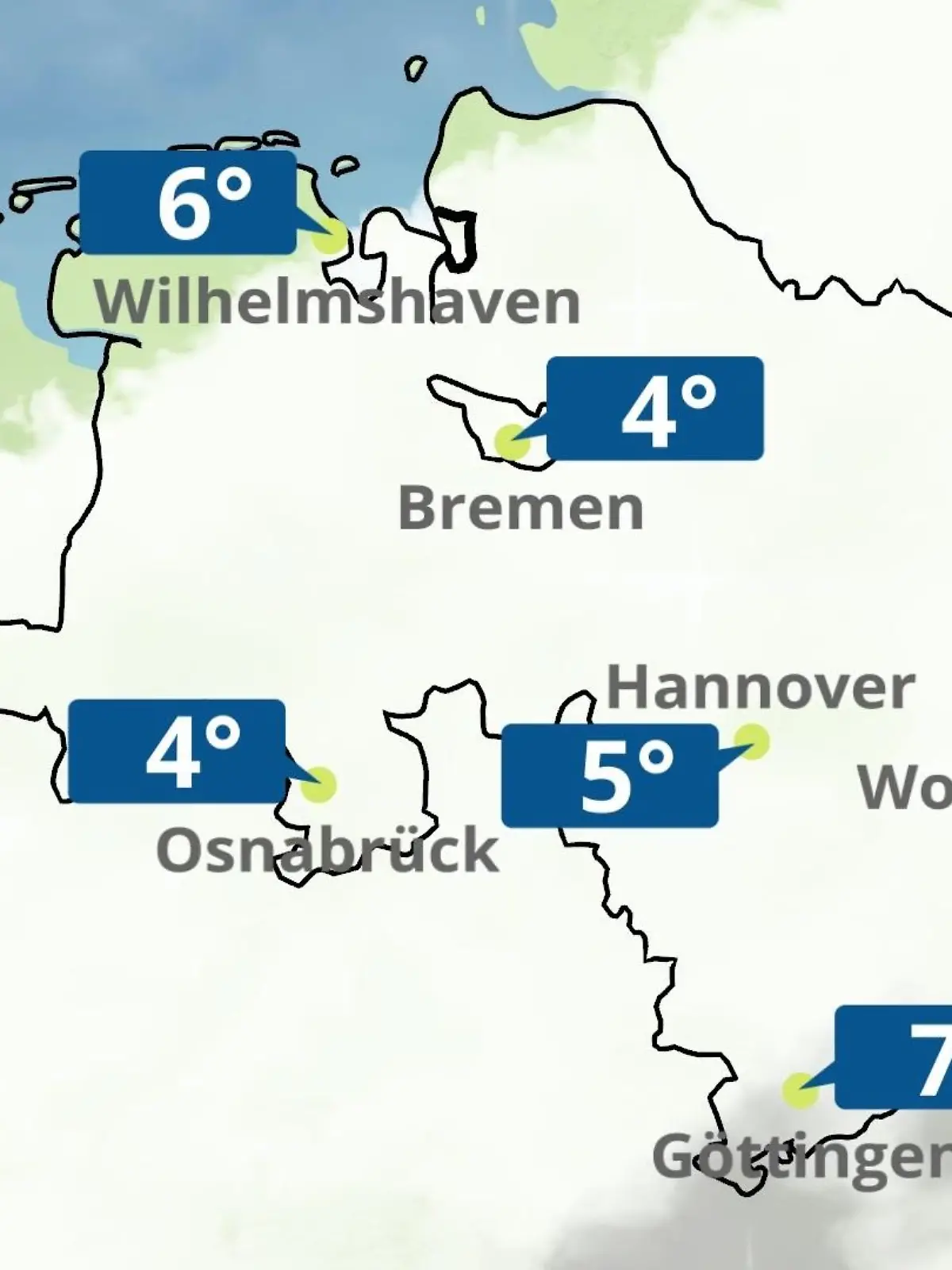 Bild zu: "Bremen und Niedersachsen: Wie wird das Wetter?"