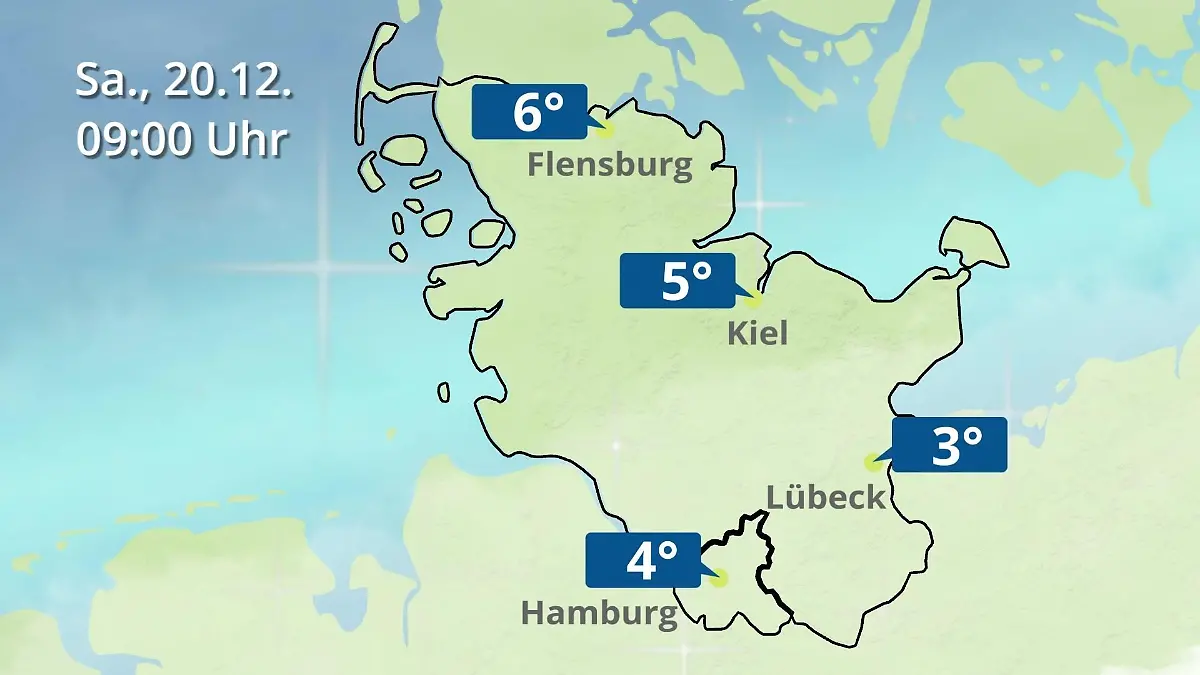 Hamburg, Schleswig-Holstein: Wie wird das Wetter? Regen- und Wolkenfilm für die Nordsee- und Ostseeküste