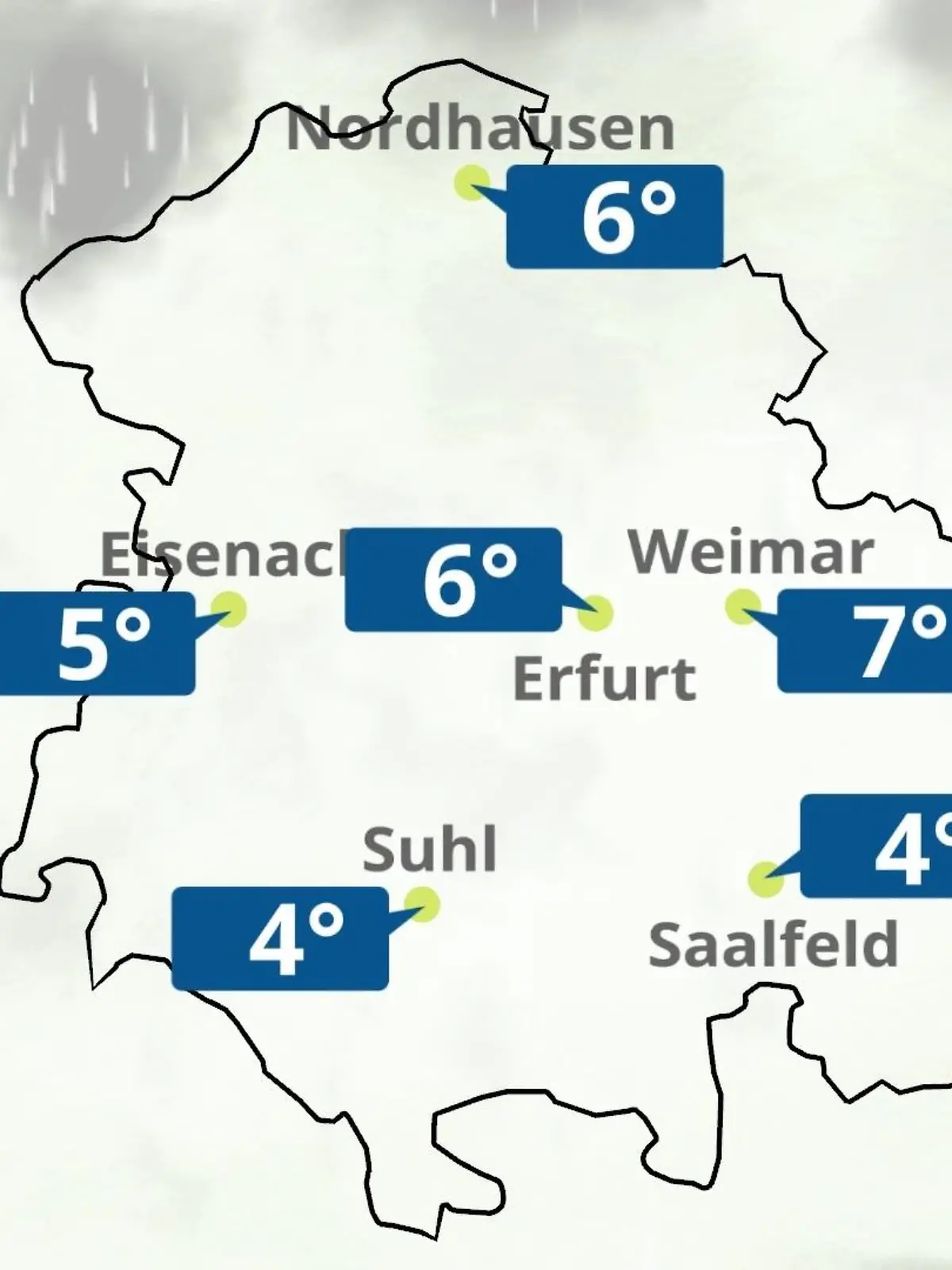 Bild zu: "Thüringen: Wie wird das Wetter?"