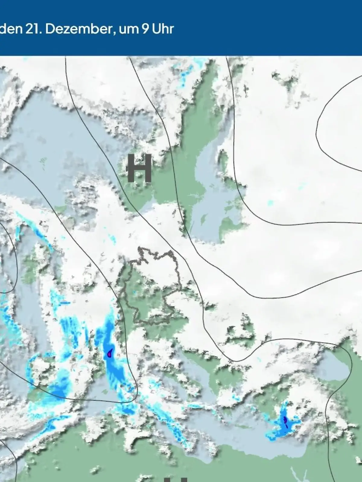 Bild zu: "Die Wetterlage der kommenden 5 Tage"