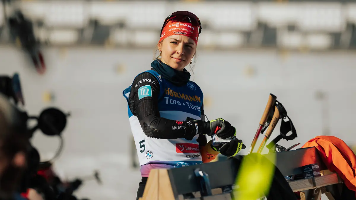 18.02.2025, Frauen, Biathlon, WM, Saison 2024/2025, Lenzerheide, WM, Frauen, Biathlon - 15km Einzel
