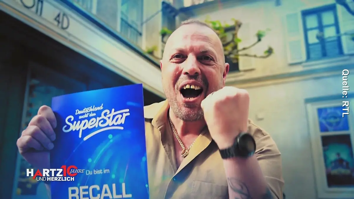 DSDS-Teilnahme von „Hartz und herzlich“-Roger war „Schnapsidee“ Er schaffte es sogar in den Recall