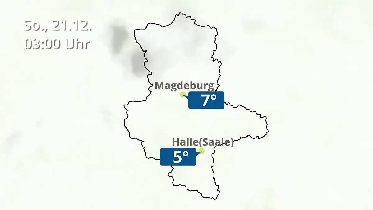 Sachsen-Anhalt: Wie wird das Wetter? Regen und Wolkenfilm für Halle und Magdeburg